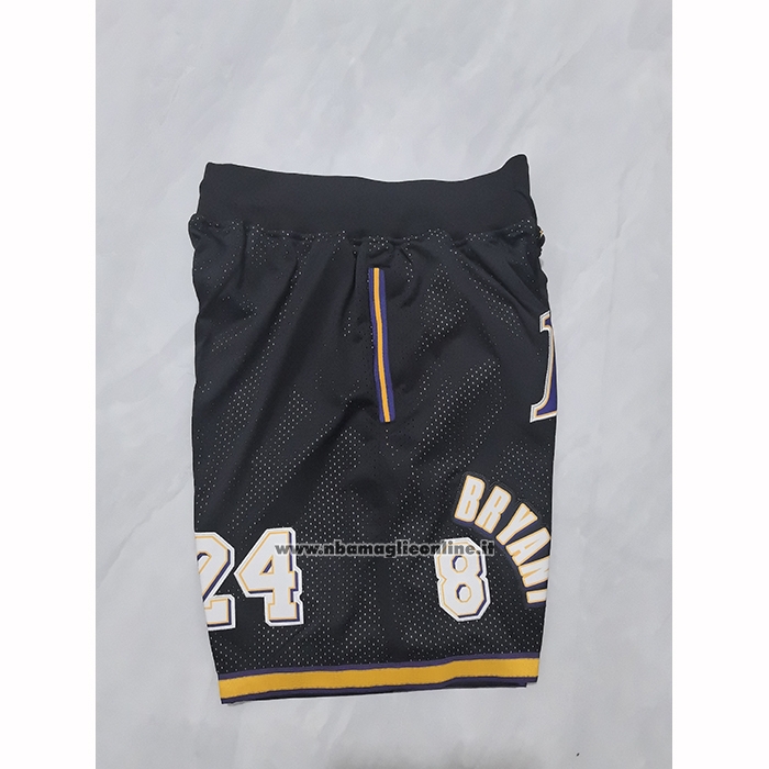 Pantaloncini Los Angeles Lakers Mitchell & Ness Hardwood Classics Nero